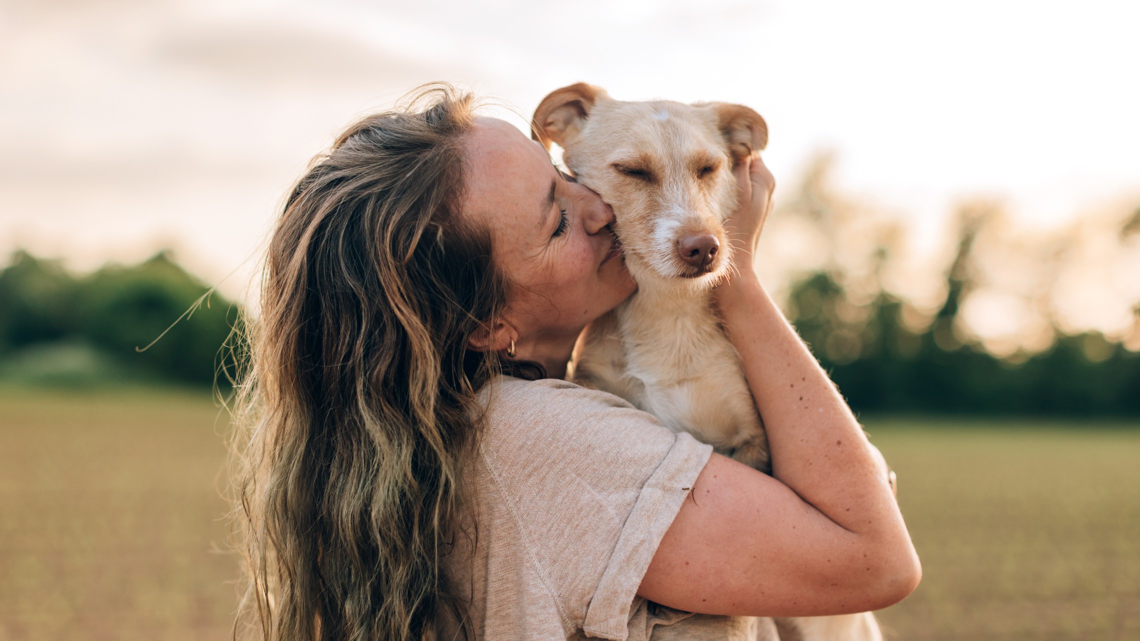 April and her pup with renewed Hope